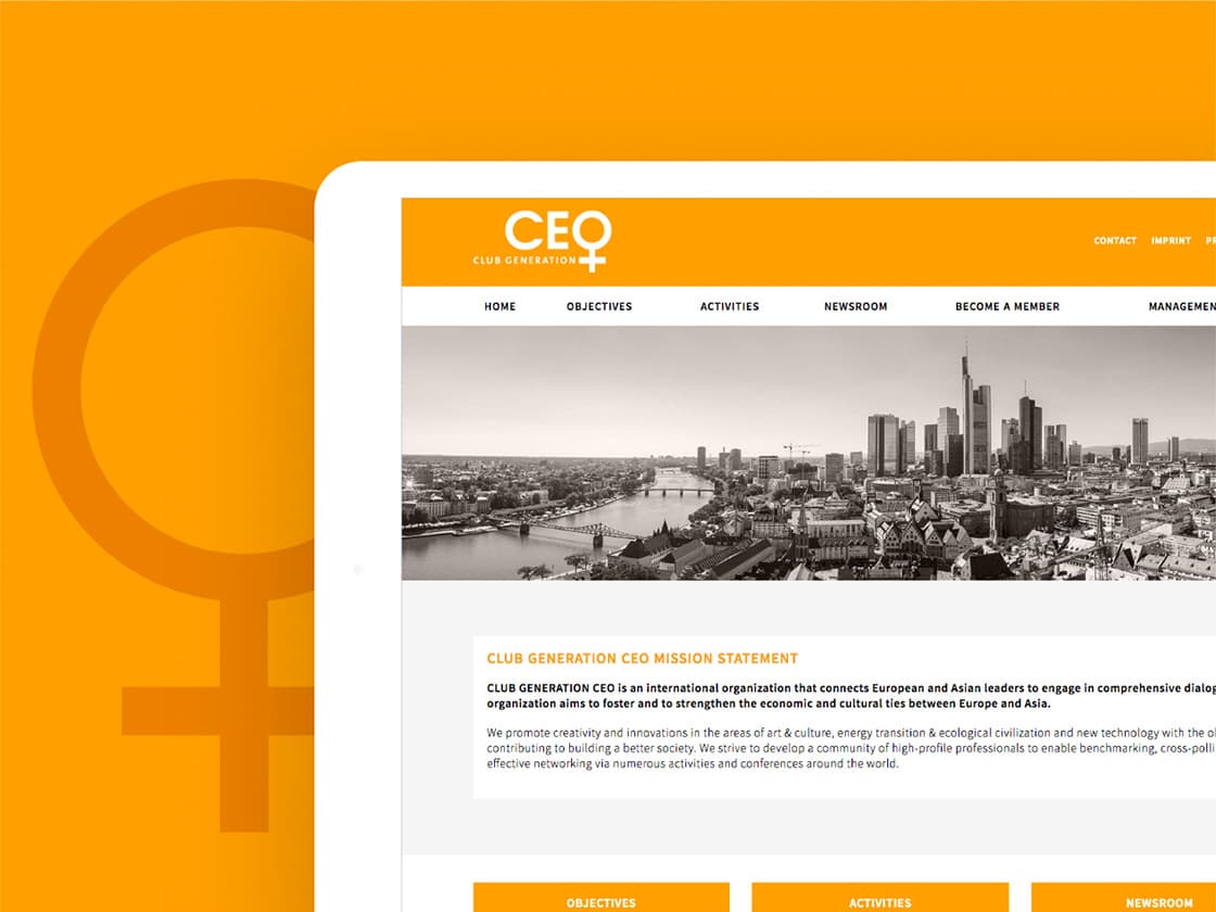 Referenzprojekt Club Generation CEO: Website – ADDVALUE