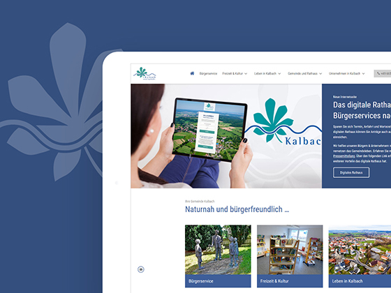 Referenzprojekt Gemeinde Kalbach: Website – ADDVALUE