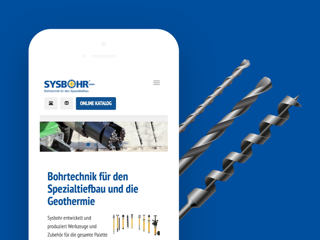 Referenzprojekt Sysbohr: Website – ADDVALUE